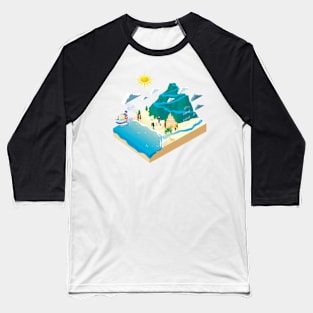 The Great Exploration of Mendigo Island Baseball T-Shirt